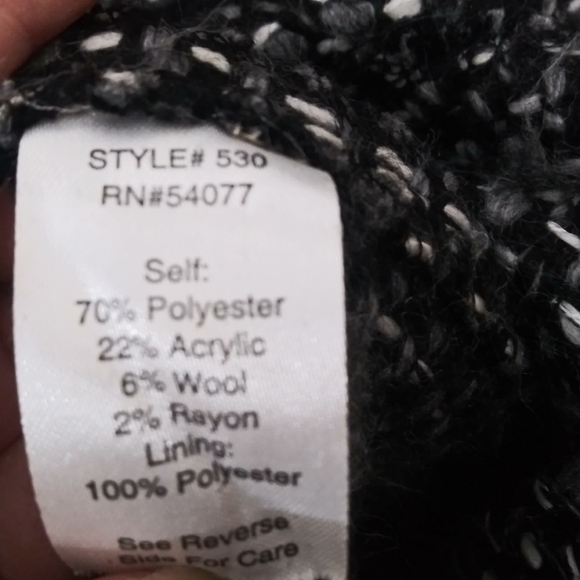 ✨host pick✨ CAbi tweed peacoat jacket/coat - Picture 8 of 8